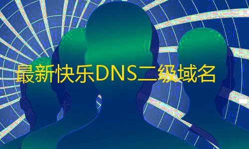 第五人格辅助器(免费)最新快乐DNS二级域名分发3.1开源源码
